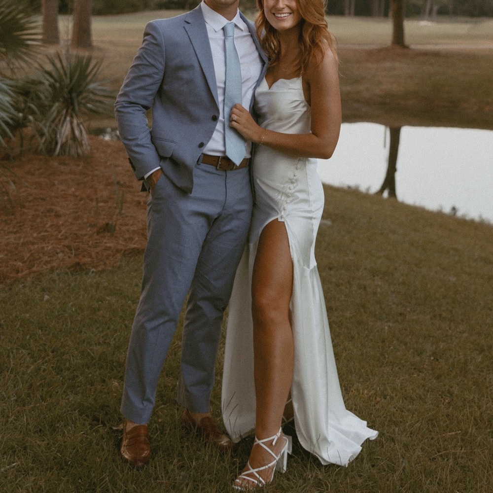 V Chapman white Isla dress. Worn once.